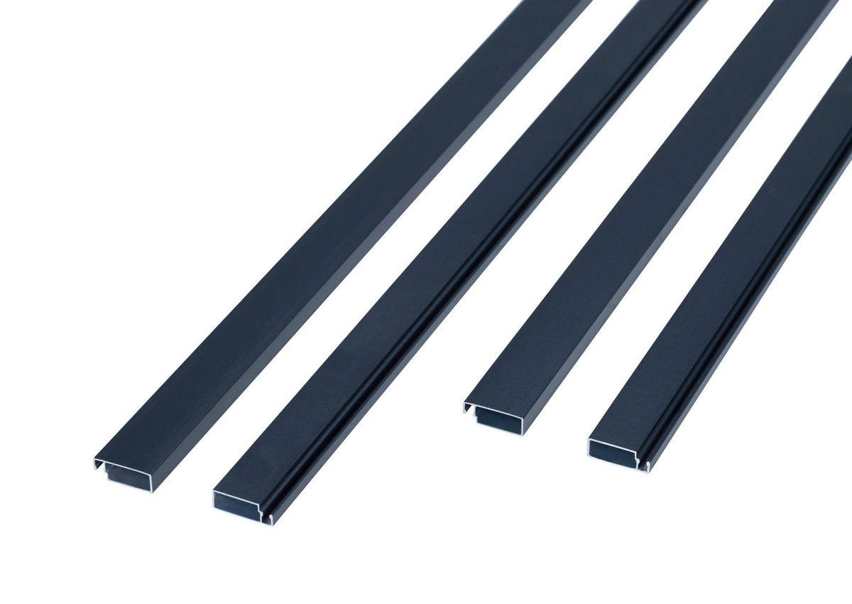 Fliegengitter anthrazit B/L: ca. 100x120 cm Fliegengitter-Spannrahmen - anthrazit (100,00/120,00cm)