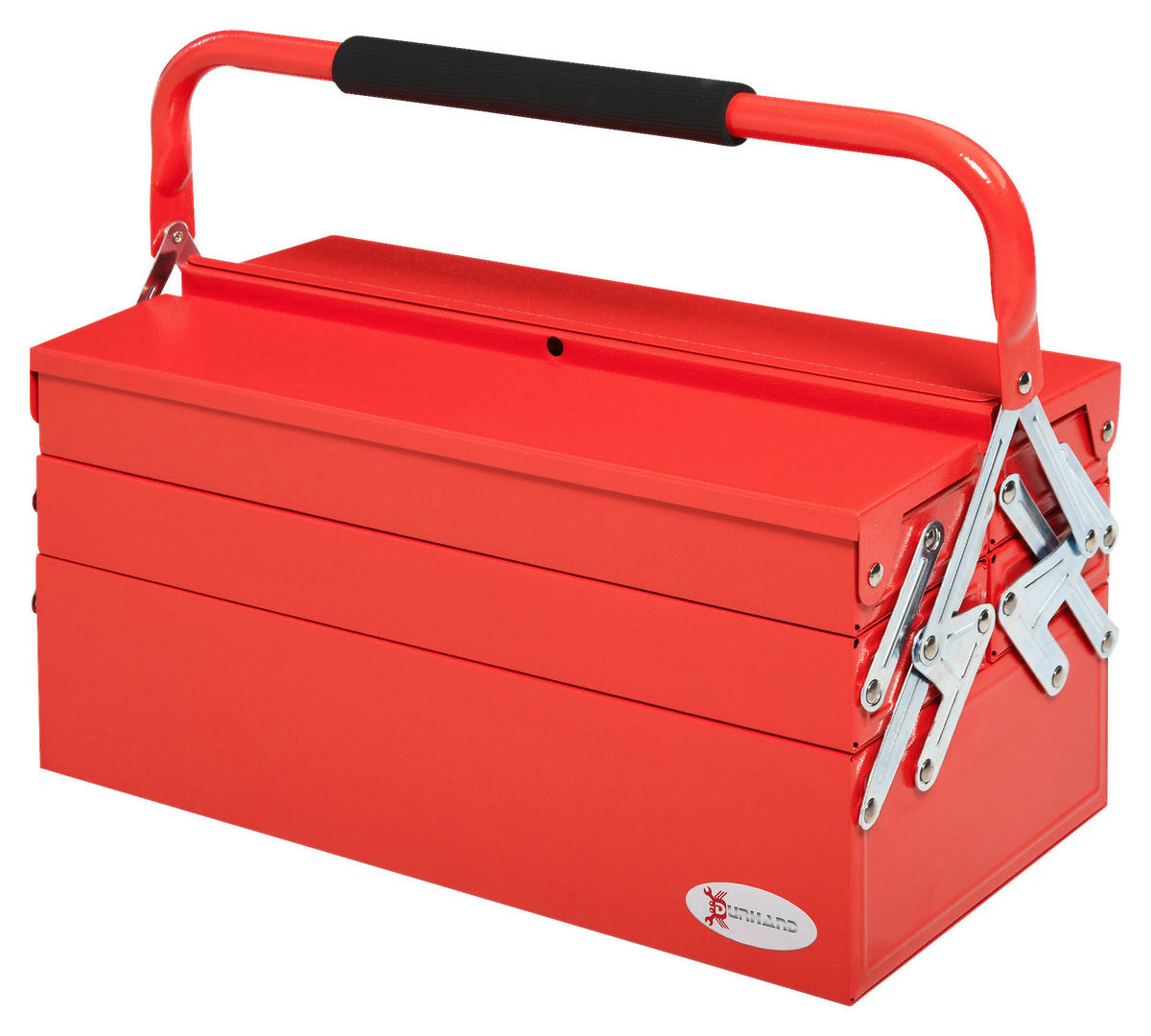 B/H/L: ca. 20x45x34,5 cm Werkzeugkasten - rot (34,50/20,00/45,00cm) - DURHAND