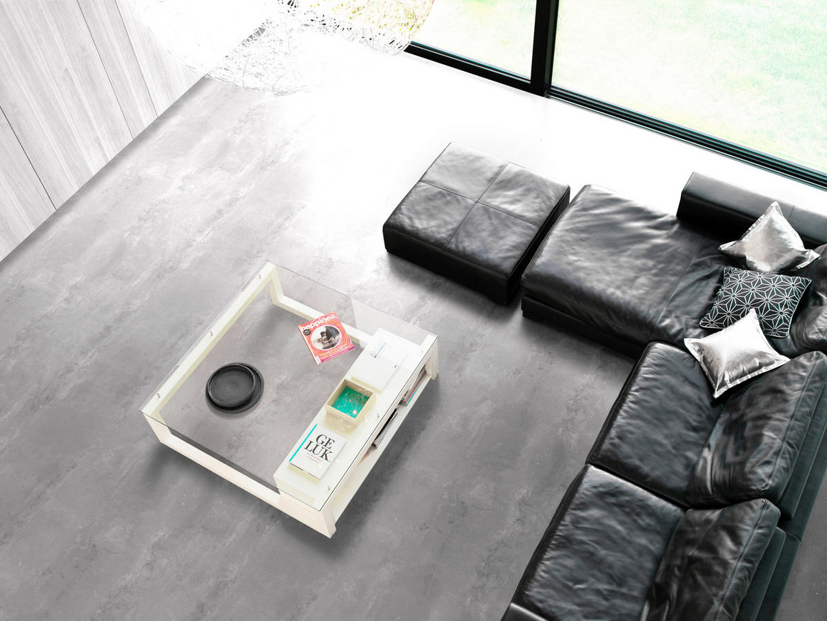 Vinylboden Blacktex hellgrau Beton B: ca. 400 cm pro m² Blacktex - hellgrau (400,00cm)