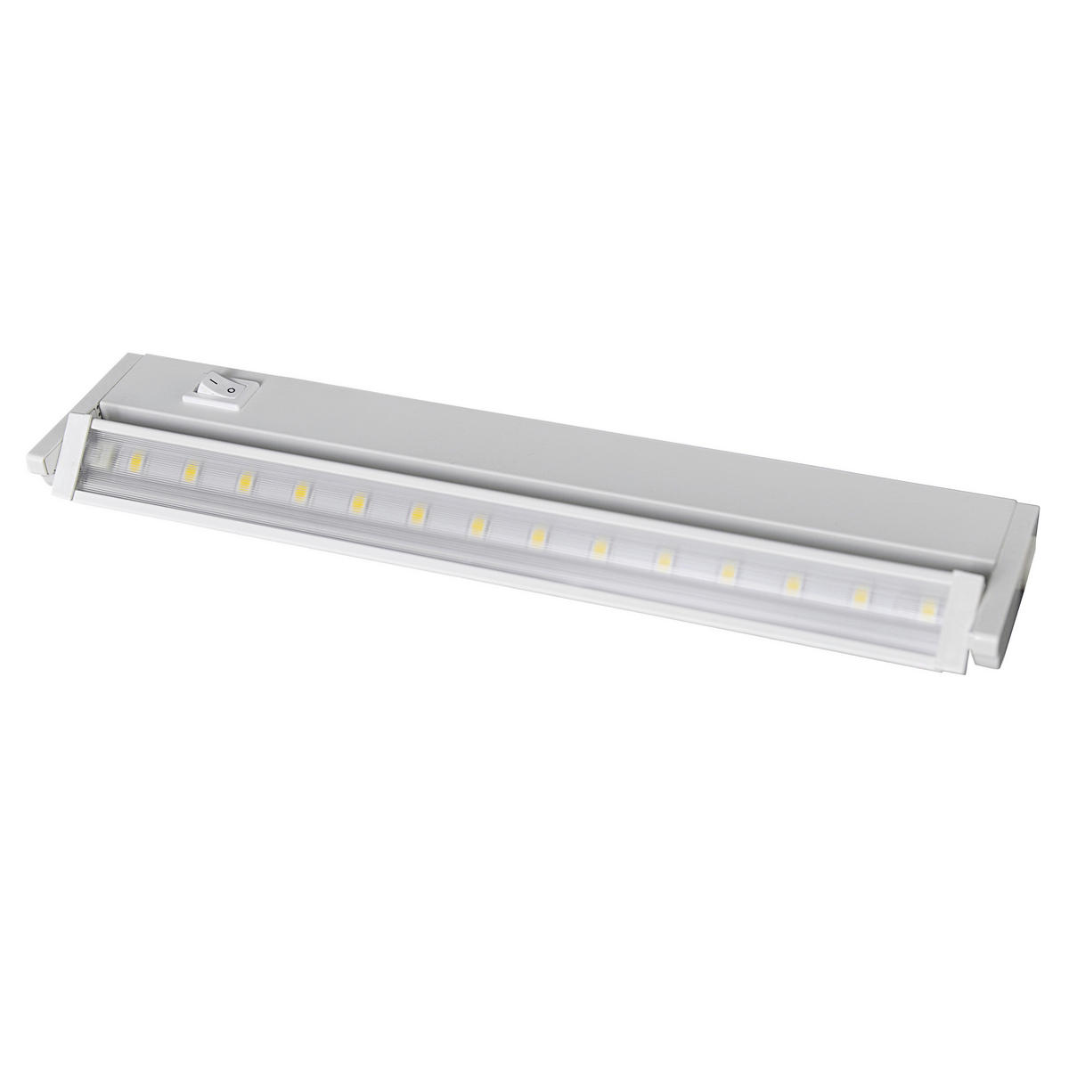 Näve Leuchten LED-Aufbauleuchte weiß Metall Kunststoff B/H/T: ca. 30,5x2,1x6,2 cm LED-Aufbauleuchte - weiß (30,50/2,10/6,20cm) - Näve Leuchten