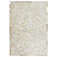 360Living Teppich Dazzle elfenbein B/L: ca. 80x150 cm Dazzle - gold/elfenbein (80,00/150,00cm) - 360Living