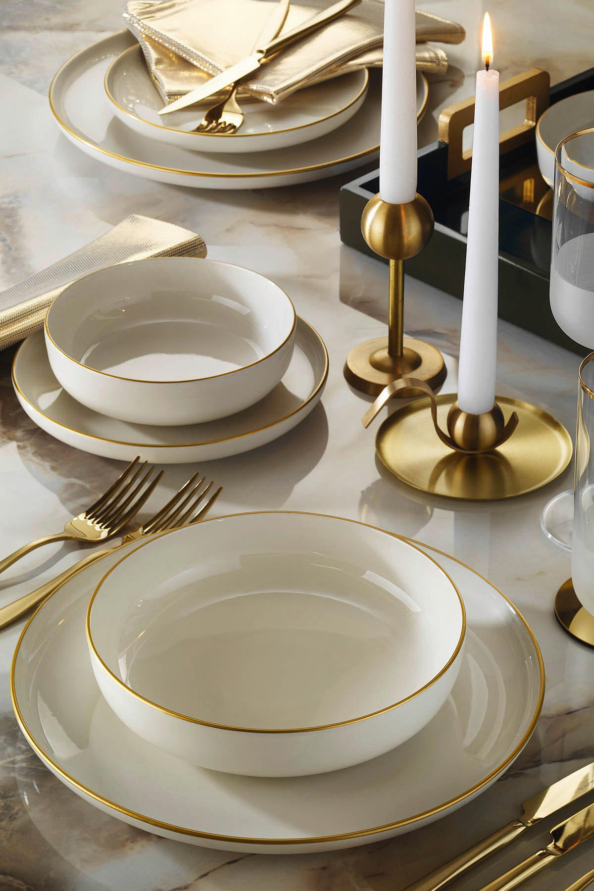 HermiaConcept Tafelservice Kaka multicolor Porzellan 16 tlg. Kaka - multicolor - HermiaConcept