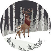 Komar Fototapete Bambi Great Prince D: ca. 125 cm Bambi Great Prince - (125,00cm) - Komar