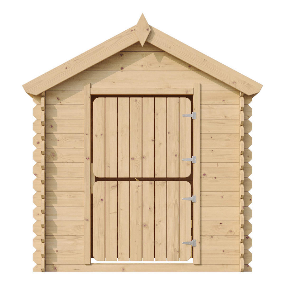 Timbela Kinderspielhaus M516 natur B/H/L: ca. 146x143x112 cm M516 - natur (112,00/146,00/143,00cm) - Timbela