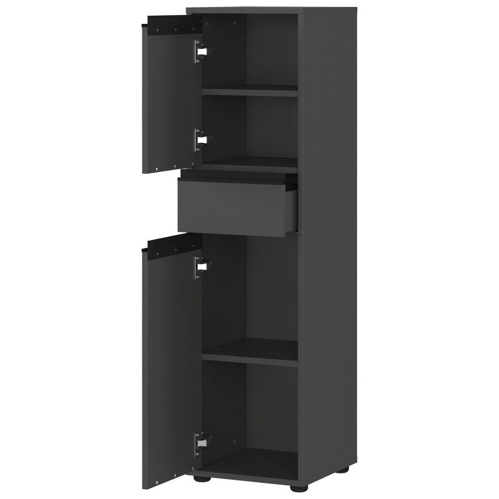 Thumbnail - Schrank 2201-547 Graphit Optik B/H/T: ca. 33x121x34 cm