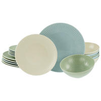 CreaTable Tafelservice Valencia bunt Porzellan 18 tlg. Valencia - bunt - CreaTable
