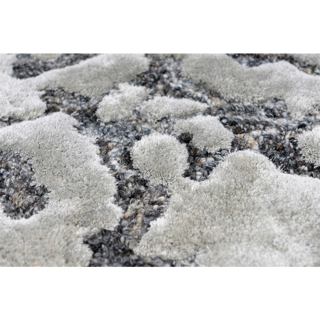 Thumbnail - Arte Espina Kurzflorteppich Damast 400 braun B/L: ca. 120x180 cm