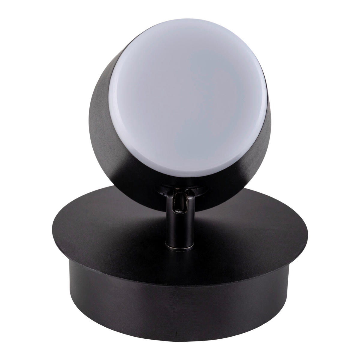 Näve Leuchten LED-Wandleuchte schwarz Metall Kunststoff B/H/T: ca. 12x12x14,5 cm TONDO - schwarz (12,00/12,00/14,50cm) - Näve Leuchten