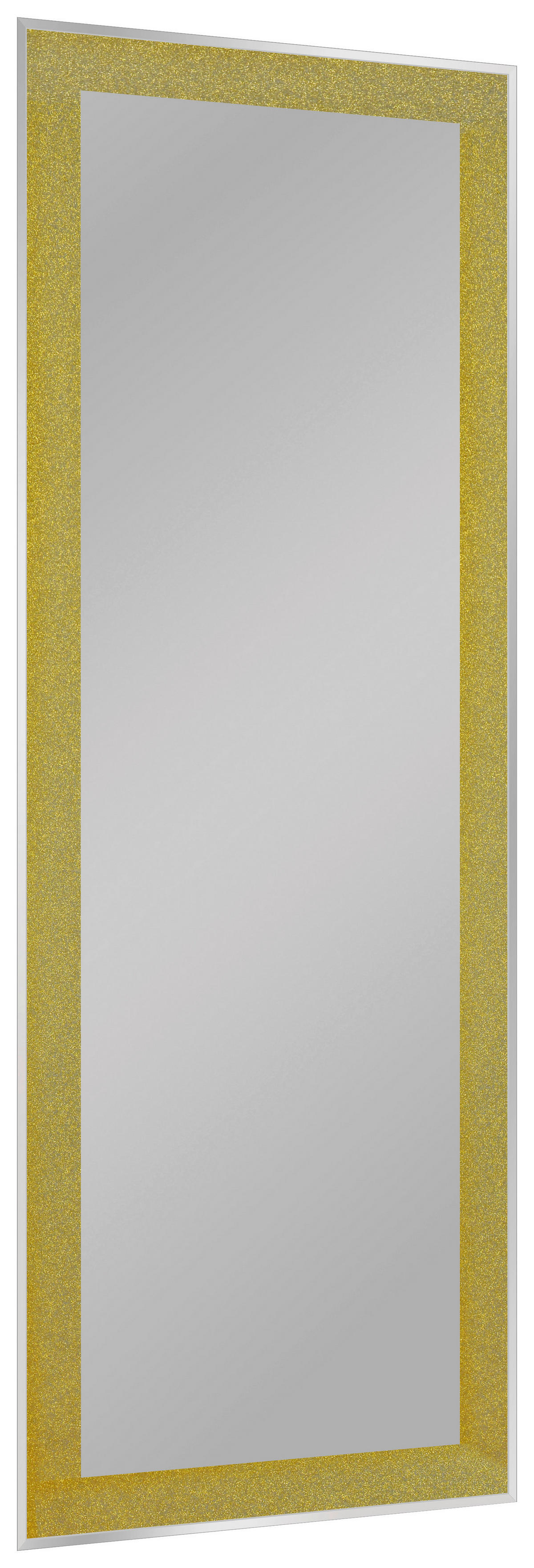 Digitaldruckspiegel Alina gold glitzernd B/H: ca. 50x140 cm Alina - gold (50,00/140,00cm)