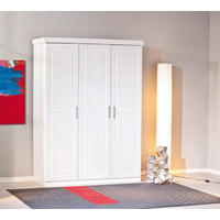 Kleiderschrank Magnus weiß B/H/T: ca. 140x190x55 cm Magnus - weiß (140,00/190,00/55,00cm) - Inter Link