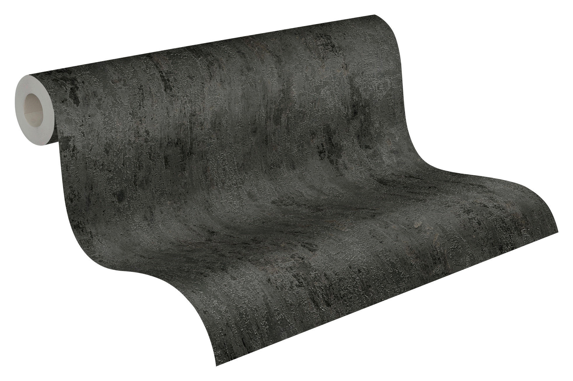 A.S.Creation Vliestapete Glänzend grau B/H/D: ca. 53x1005x9 cm Vliestapete - Glänzend/grau (9,00/1005,00cm) - A.S.Creation