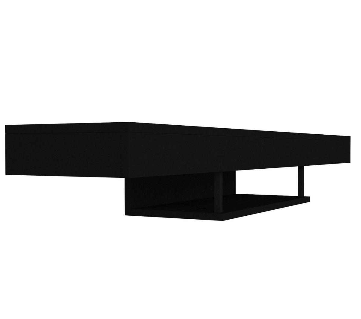 TV-Lowboard Alberes schwarz B/H/T: ca. 150x22x29,6 cm Alberes - schwarz (150,00/22,00/29,60cm) - moebel17