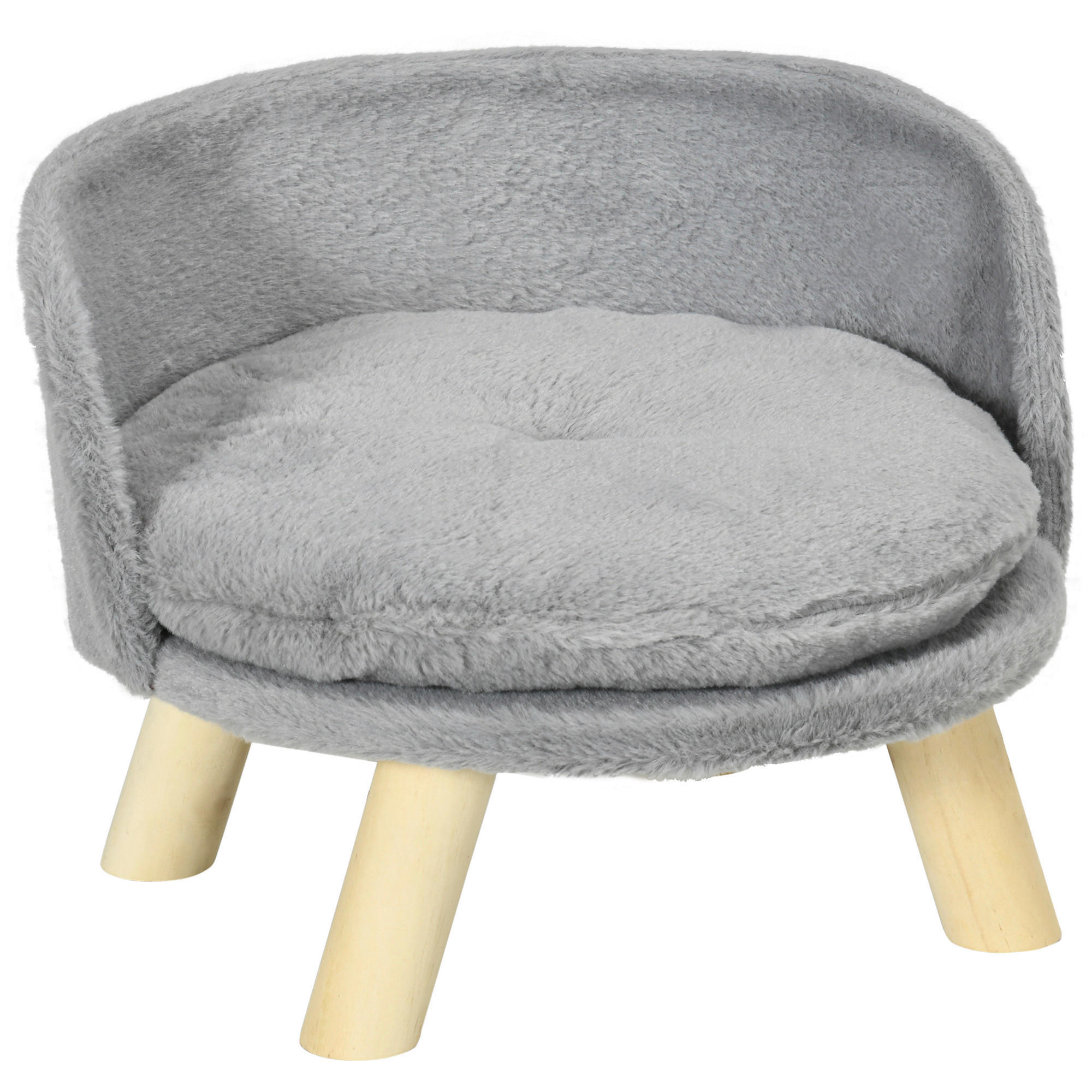 PawHut Haustierbett grau Polyester B/H/L: ca. 40,5x33x40,5 cm Haustierbett - grau (40,50/40,50/33,00cm) - PawHut