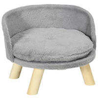 PawHut Haustierbett grau Polyester B/H/L: ca. 40,5x33x40,5 cm Haustierbett - grau (40,50/40,50/33,00cm) - PawHut