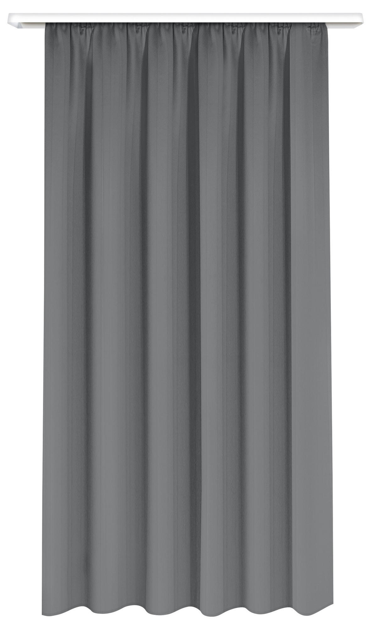 POCOline Verdunklungsvorhang Luna grau B/L: ca. 135x175 cm Luna - grau (135,00/175,00cm) - POCOline