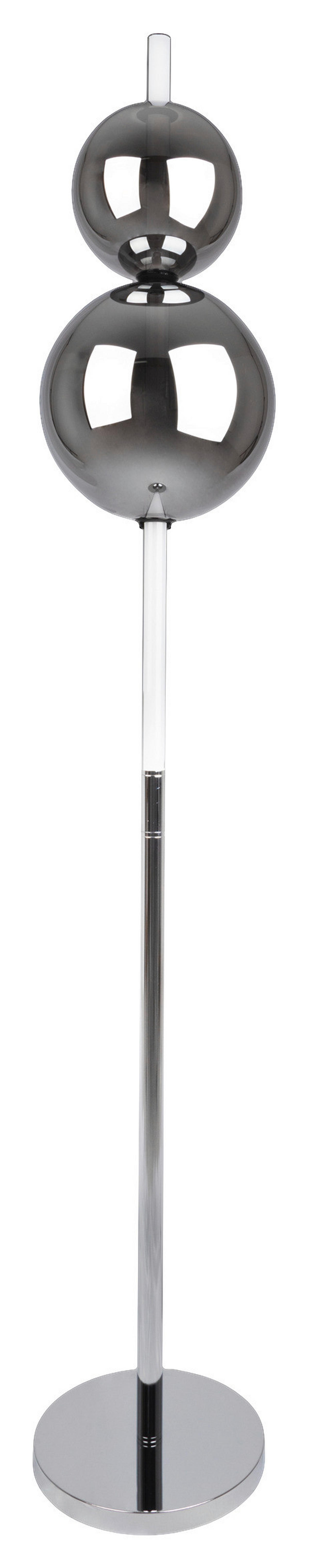 Näve Leuchten LED-Leuchten 2072042 Chrom Rauch Metall Glas H/D: ca. 149,7x25 cm Nova - Chrom/Rauch (25,00/149,70cm) - Näve Leuchten