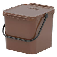 Eco-Logico Abfalleimer braun B/H/L: ca. 24x20,5x23,7 cm Abfalleimer 7l - braun (23,70/24,00/20,50cm) - Eco-Logico