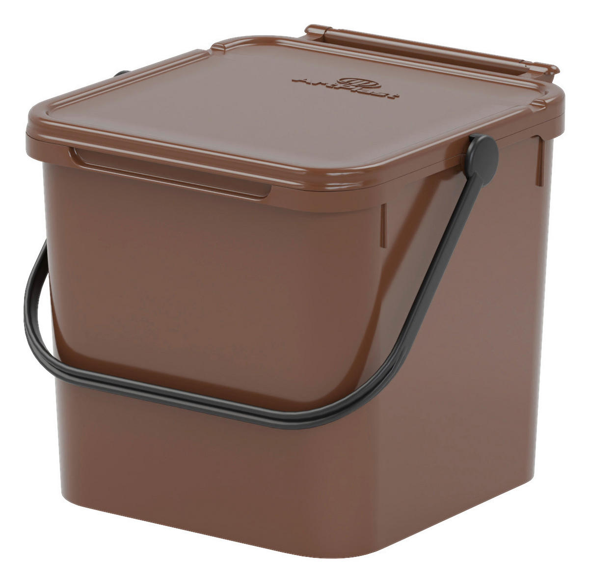 Eco-Logico Abfalleimer braun B/H/L: ca. 24x20,5x23,7 cm Abfalleimer 7l - braun (23,70/24,00/20,50cm) - Eco-Logico