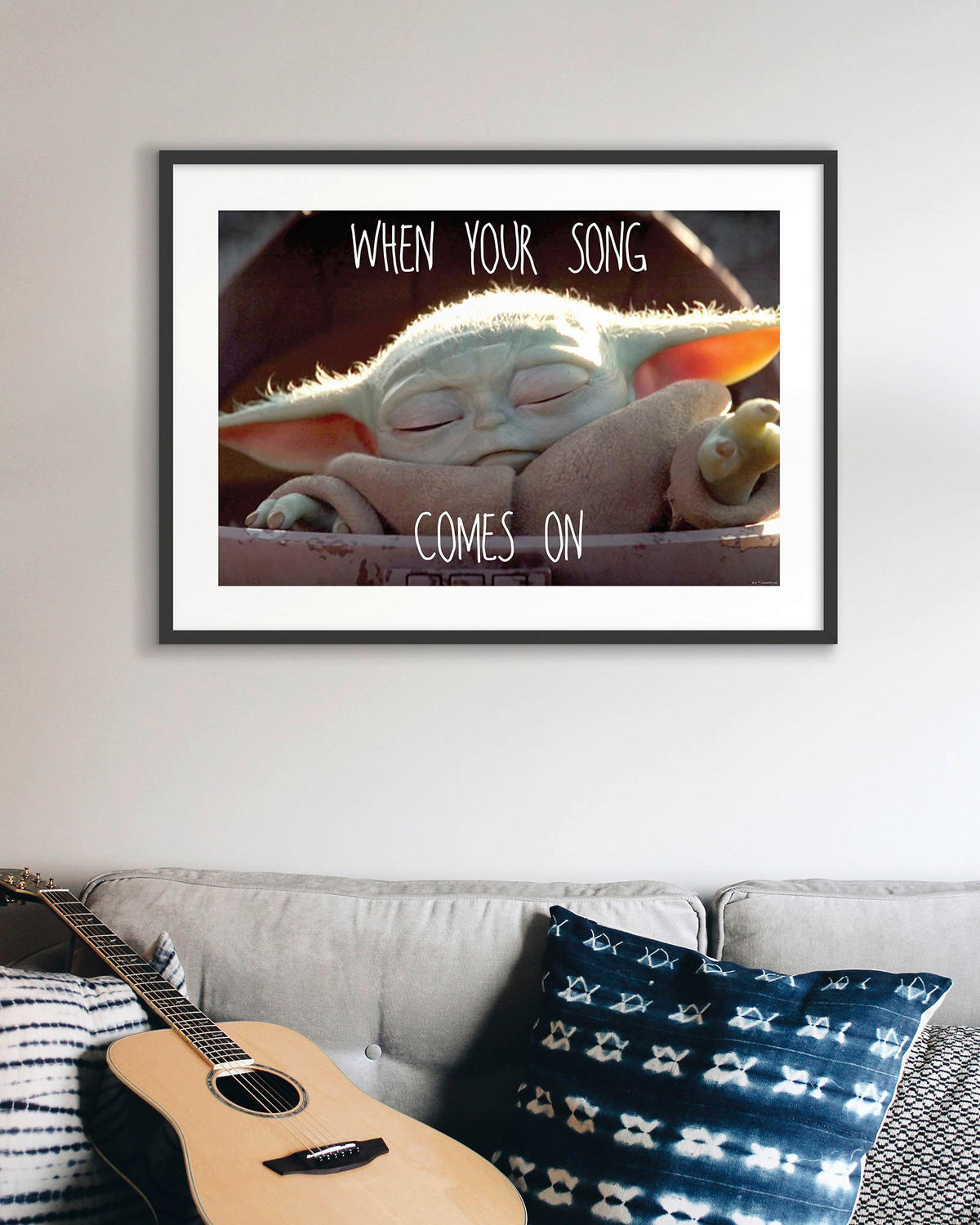 Komar Poster Mandalorian The Child Music Disney B/L: ca. 50x40 cm Mandalorian The Child Music - (50,00/40,00cm) - Komar