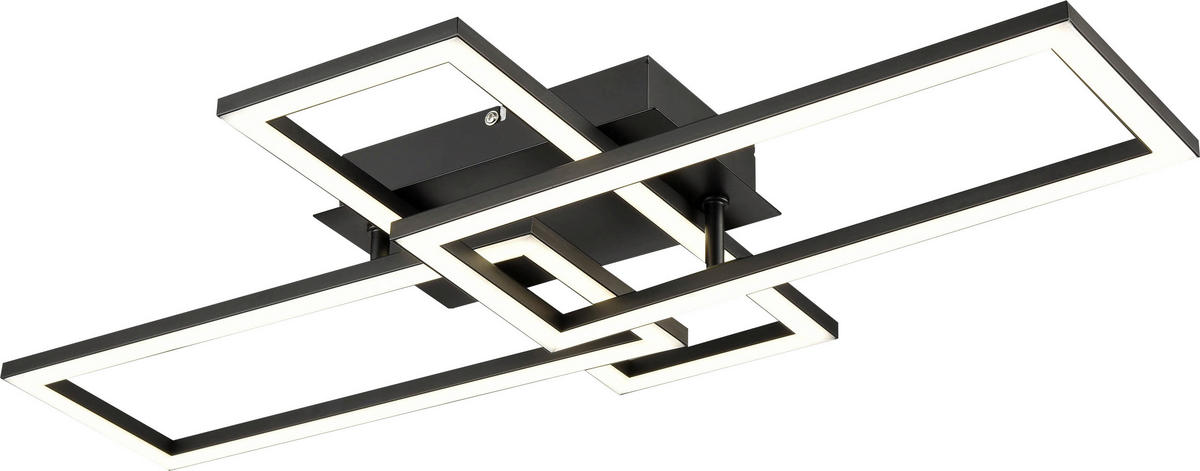 Deckenleuchte schwarz Kunststoff B/H/L: ca. 35x8x64 cm LED-Deckenleuchte_Tahnee - schwarz (64,00/35,00/8,00cm)