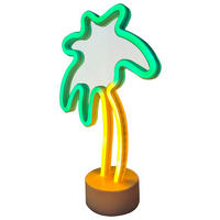 POCOline LED-Neon-Leuchte B/H/L: ca. 18,5x8,5x29,5 cm LED_Neon-Tischleuchte_Palme - (29,50/18,50/8,50cm) - POCOline
