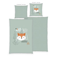 Baumwoll Bettwäsche Nordic Forest grün Baumwolle Nordic Forest - grün - Young Collection