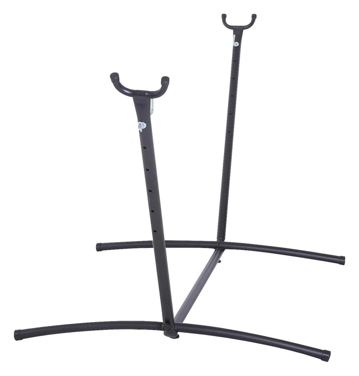 Outsunny Hängemattengestell schwarz Metall B/H/L: ca. 120x110x280 cm Hängemattengestell - schwarz (280,00/120,00/110,00cm) - Outsunny