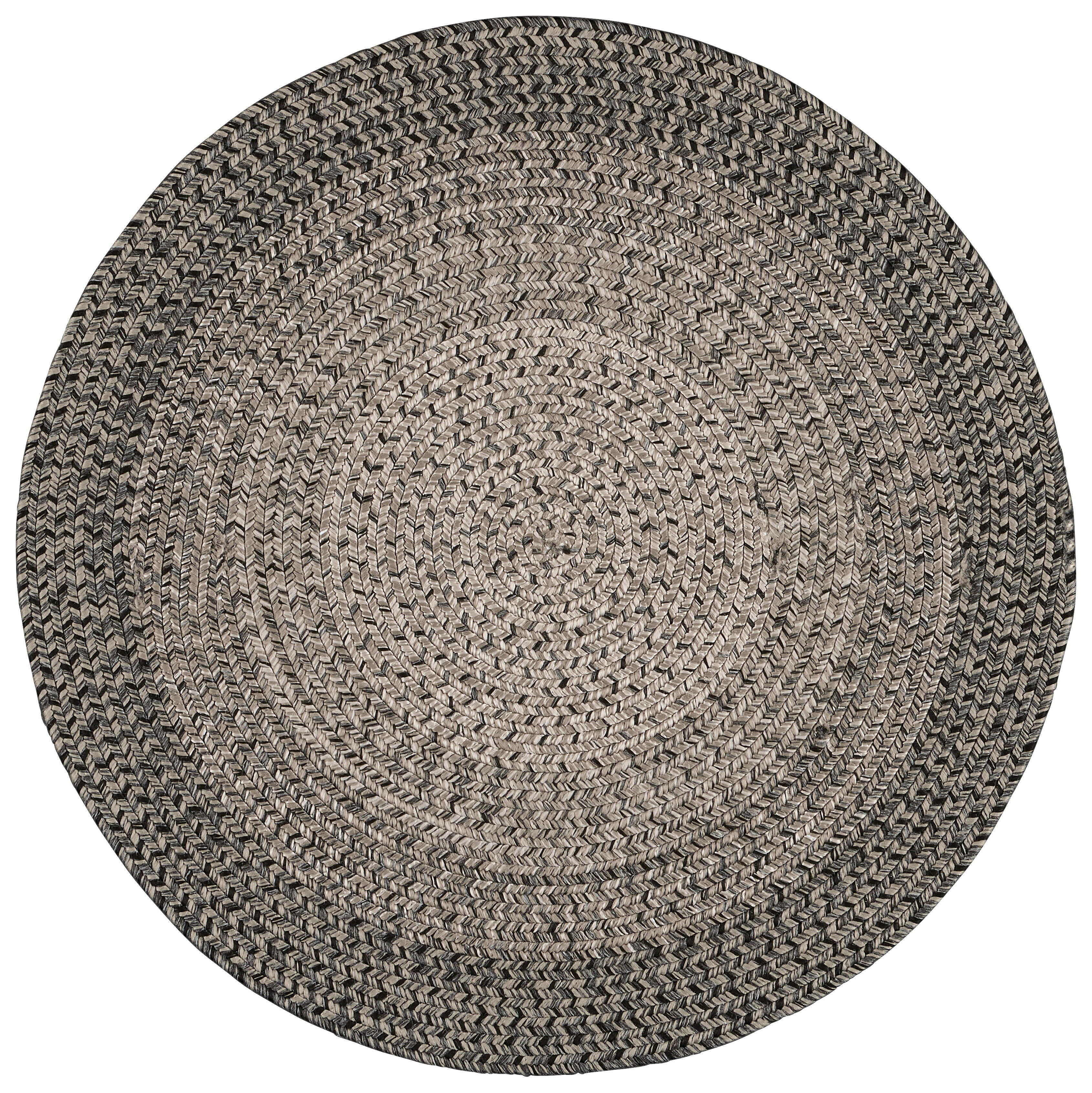 Flechtteppich Pudong grau D: ca. 120 cm Pudong - grau (120,00cm)