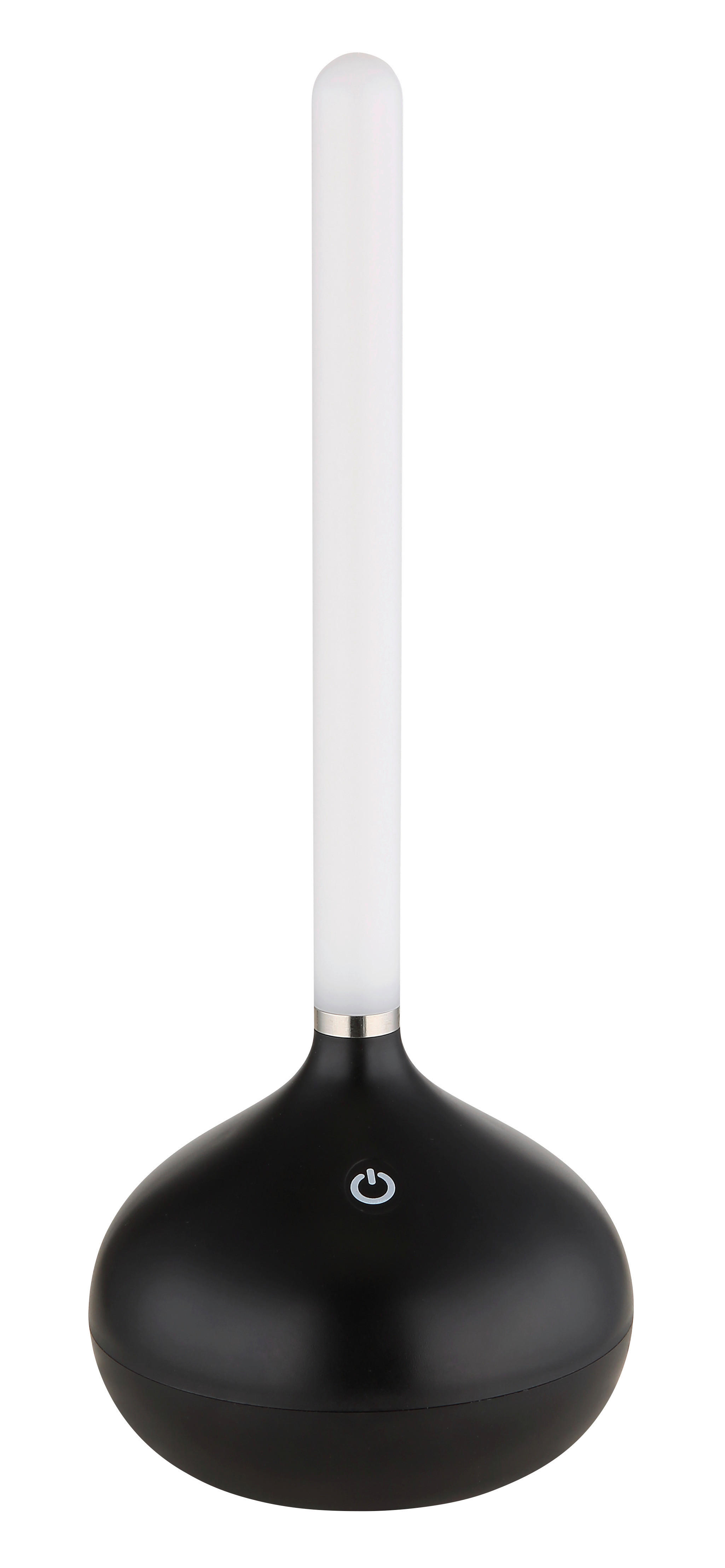 GLOBO LED-Tischleuchte TURNER 28067S Opal mattschwarz Kunststoff H/D: ca. 24,3x9,6 cm 1 Brennstellen TURNER - Opal/mattschwarz (9,60/24,30cm) - GLOBO