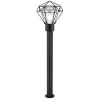 Außenleuchte HORACE 31357 schwarz schwarz B/H/T: ca. 25,5x100x22,5 cm HORACHE - schwarz (25,50/100,00/22,50cm) - GLOBO