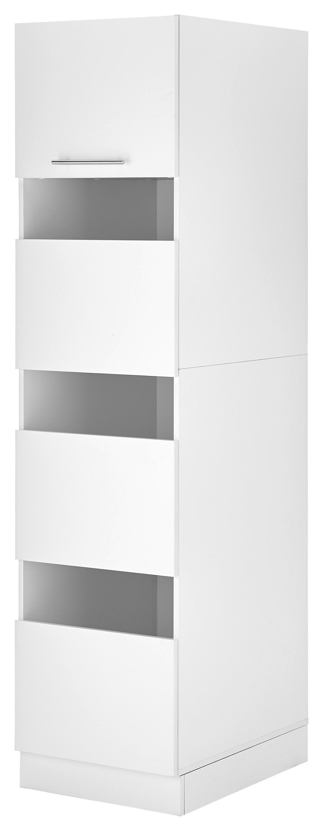 Respekta Wäscheschrank Clara weiß matt B/H/T: ca. 50x200x67,6 cm Clara - weiß (50,00/200,00/67,60cm) - Respekta