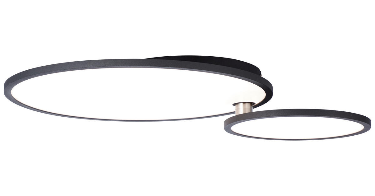 Brilliant LED-Paneele G97031/06 schwarz weiß Metall Kunststoff B/H/T/L: ca.  60,5x7,8x45x45 cm 1 Brennstellen ▷ online bei POCO kaufen