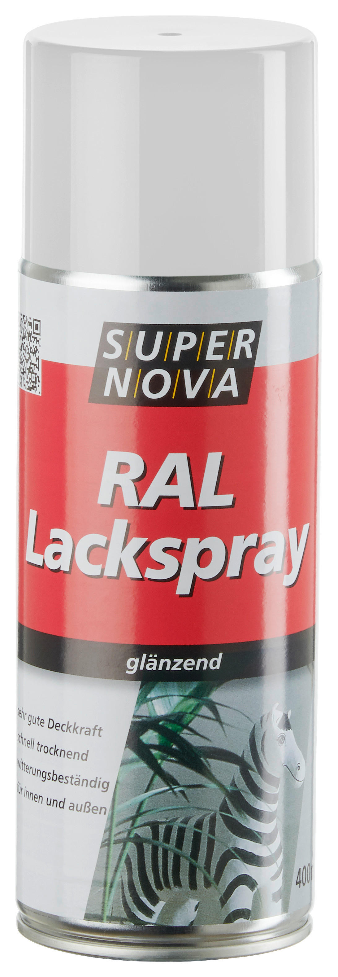 Super-Nova Lackspray weiß glänzend ca. 0,4 l Lackspray 400ml - weiß (400ml) - Super-Nova