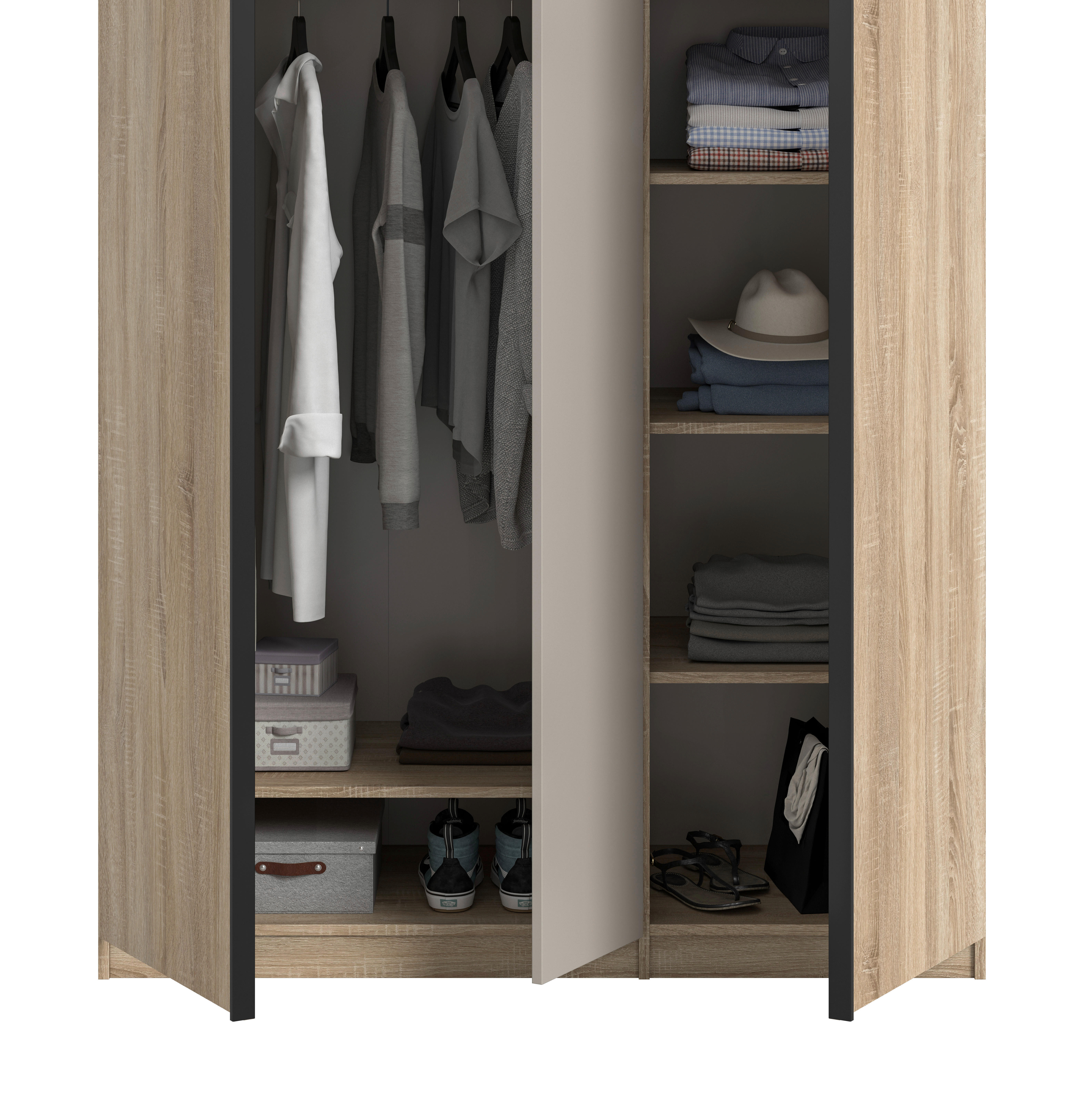 Thumbnail - Einlegeböden-Set OAKLAND Eiche Sonoma B/H/T: ca. 78x1,6x48 cm