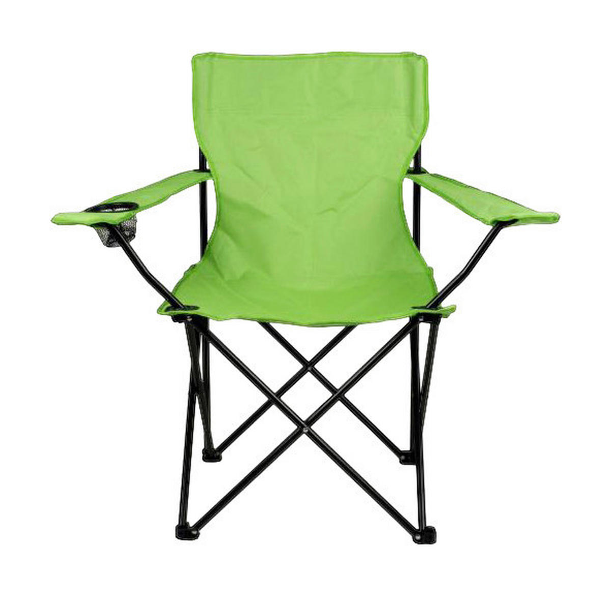 VCM Campingstuhl Faltstuhl hellgrün Stahlrohr B/H/L: ca. 50x85x85 cm Faltstuhl - hellgrün (85,00/50,00/85,00cm) - VCM