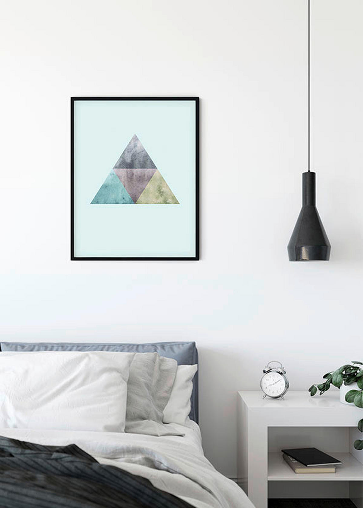 Komar Poster Triangles Top Blue Triangles Top Blue - Komar
