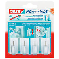 Powerstrips weiß Kunststoff B/H: ca. 2,8x4 cm Powerstrip_Vario-Gardinenhaken_tesa - weiß (2,80/4,00cm) - tesa