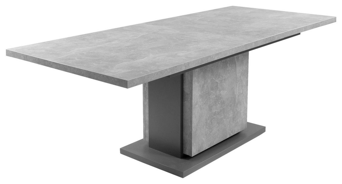 Tisch BRITTA Beton Optik anthrazit B/H/T: ca. 160x75x90 cm BRITTA - Beton/anthrazit (160,00/75,00/90,00cm) - byLIVING