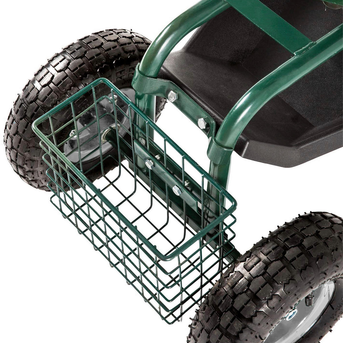 AXI Fahrbarer Gartensitz AG22 grün Metall B/H/T: ca. 53x98x112 cm AG22 - grün (53,00/98,00/112,00cm) - AXI