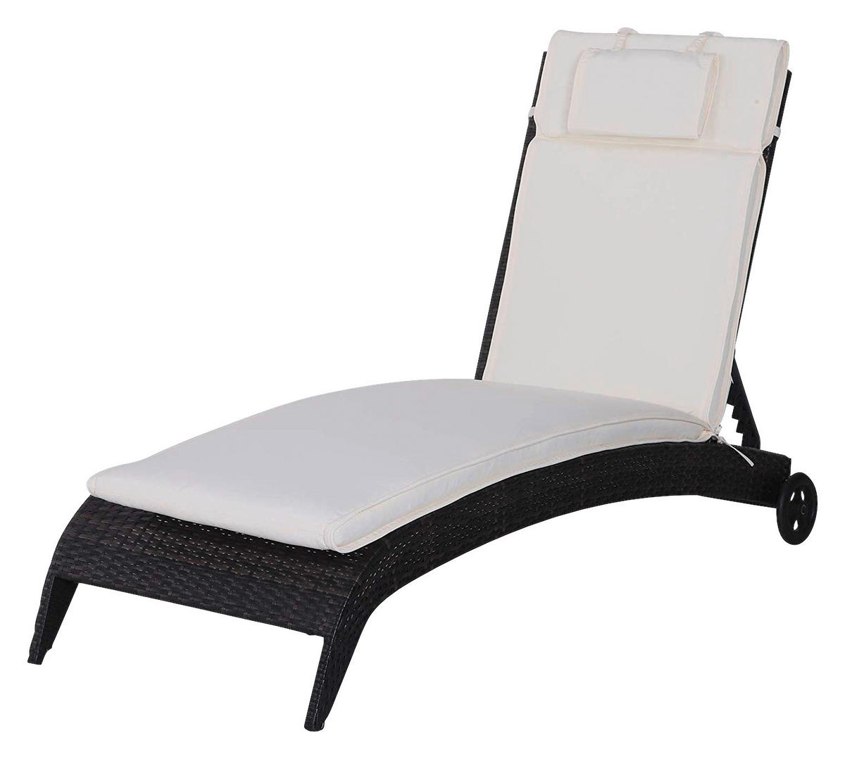 Outsunny Liegenauflage Liegenauflage - creme (198,00/53,00/5,00cm) - Outsunny