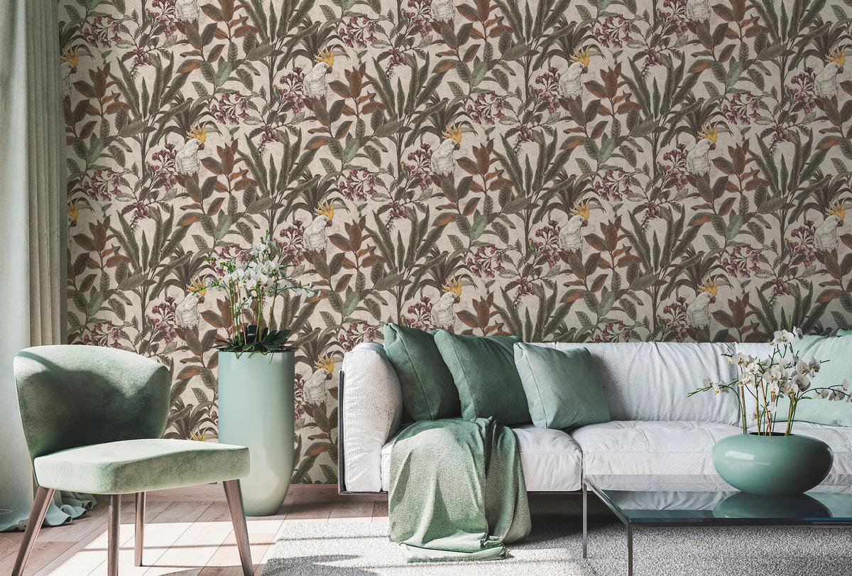 A.S.Creation Vliestapete creme rosa B/H/D: ca. 53x1005x8 cm Vliestapete - creme/rosa (8,00/1005,00cm) - A.S.Creation