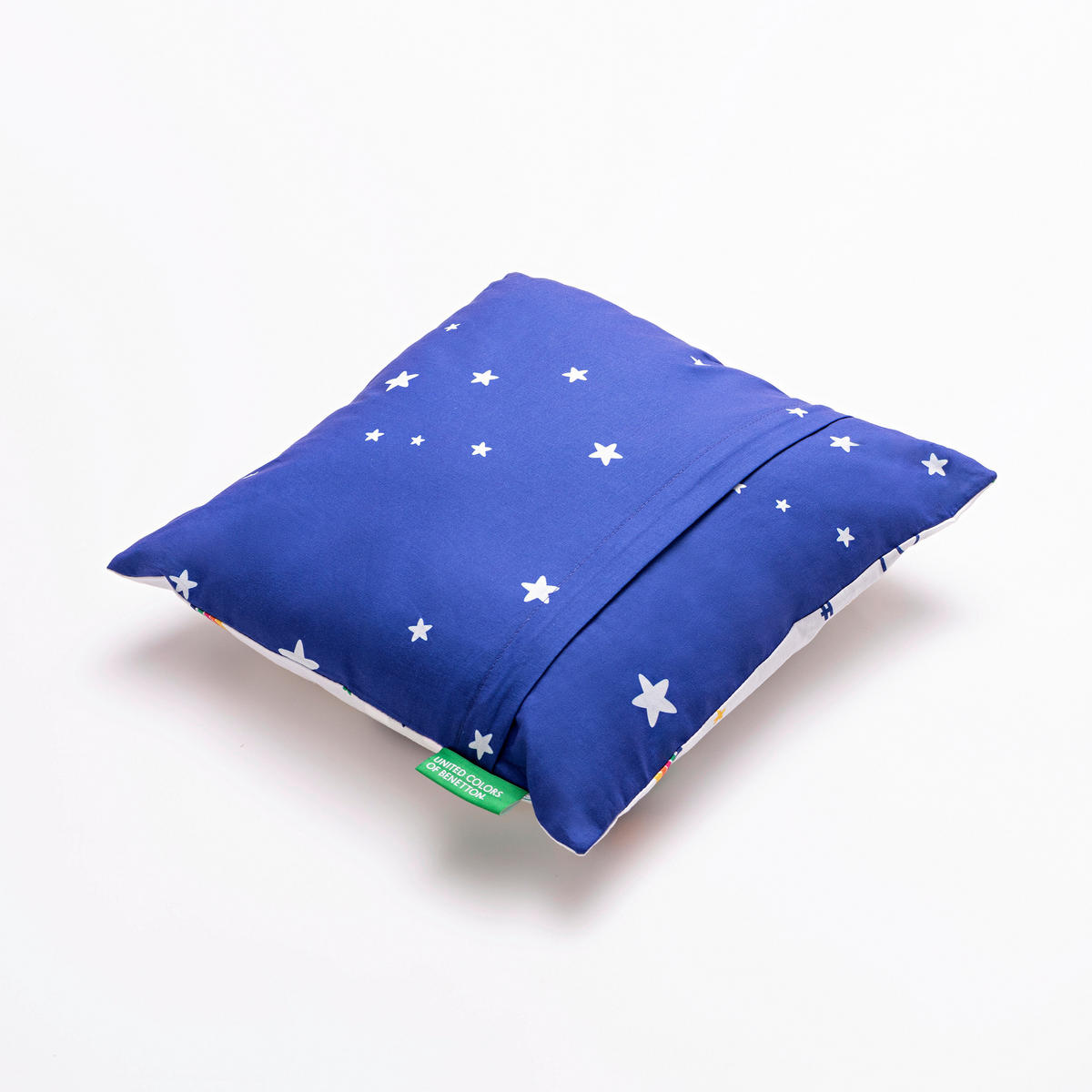 Dekokissen RAINBOW KIDS bunt Baumwolle B/L: ca. 30x30 cm RAINBOW KIDS - weiß/bunt (30,00/30,00cm) - BENETTON