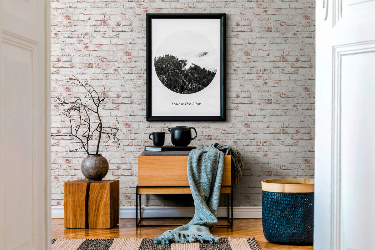 A.S.Creation Vliestapete Best of Wood`n Stone 2nd Edition Steine rot B/L: ca. 53x1005 cm Best of Wood`n Stone 2nd Edition - rot (53,00/1005,00cm) - A.S.Creation