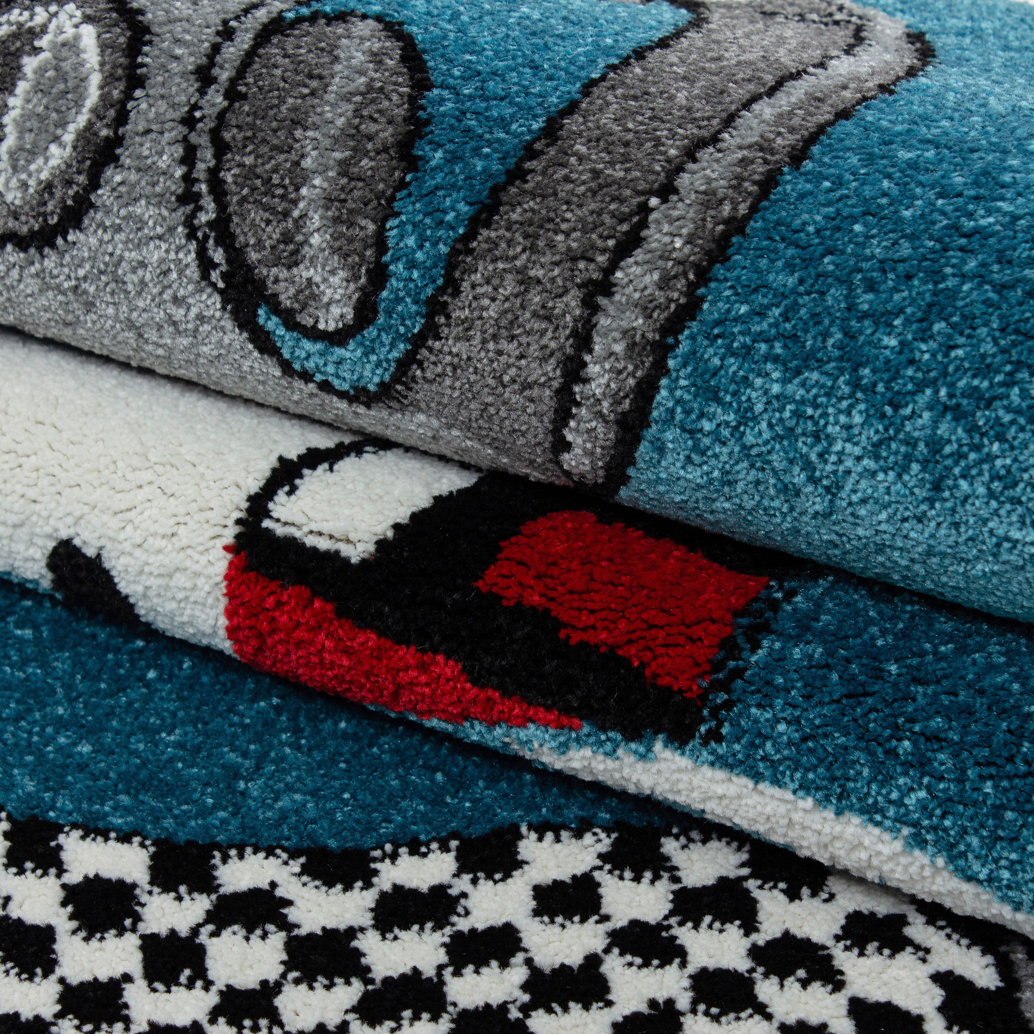 Ayyildiz Teppich KIDS blau B/L: ca. 160x230 cm KIDS - blau (160,00/230,00cm) - Ayyildiz