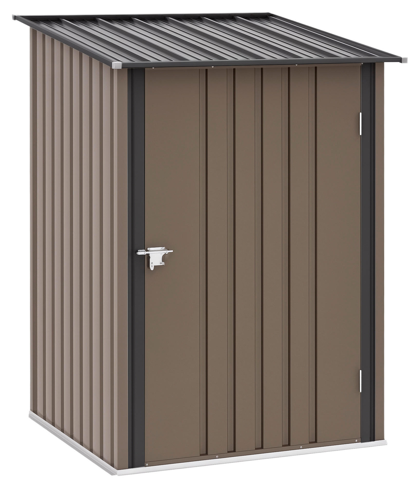 Outsunny Gerätehaus braun B/H/L: ca. 103x160x100 cm Gerätehaus - braun (100,00/103,00/160,00cm) - Outsunny