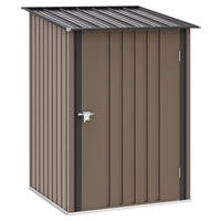 Outsunny Gerätehaus braun B/H/L: ca. 103x160x100 cm Gerätehaus - braun (100,00/103,00/160,00cm) - Outsunny