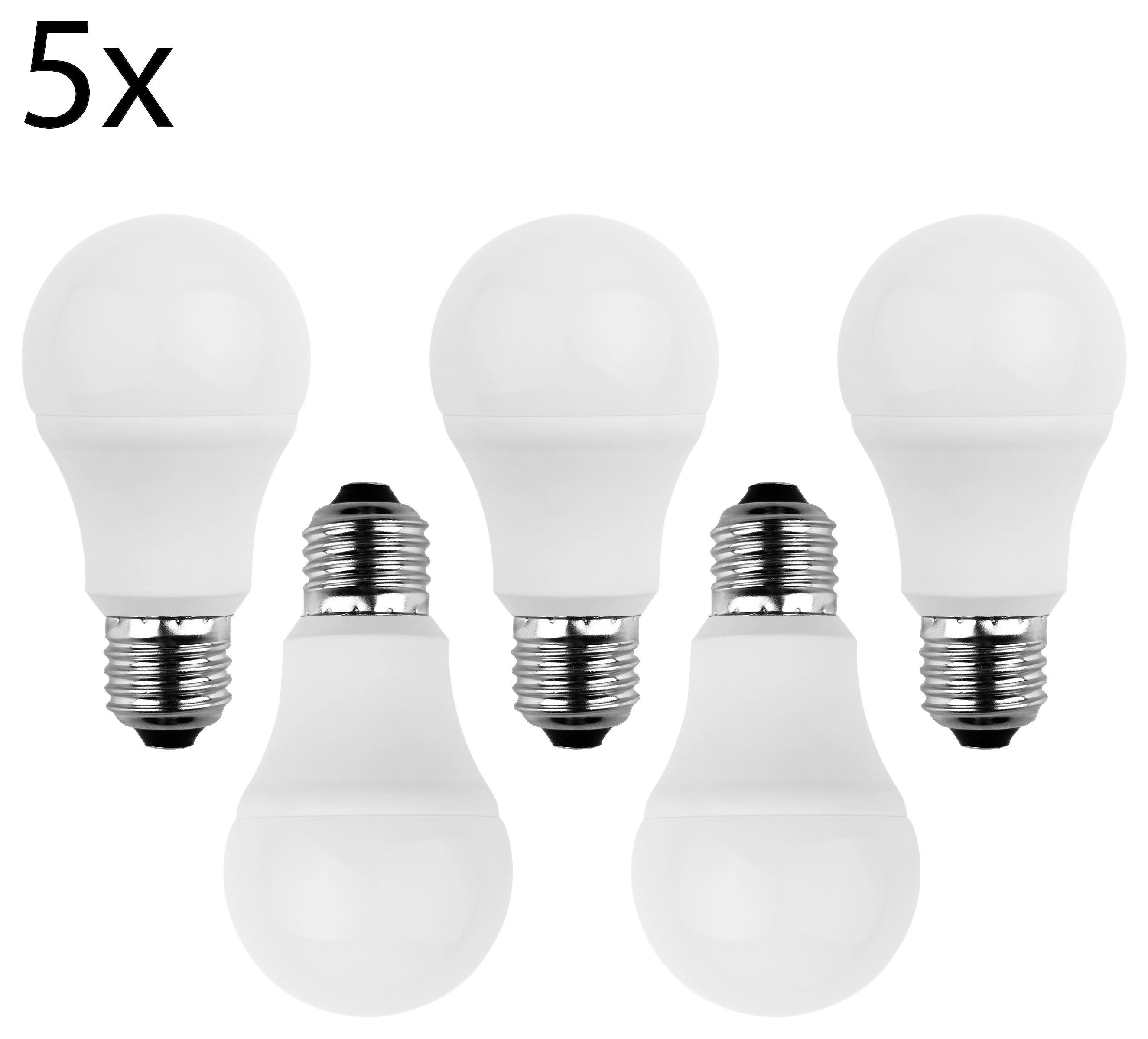 Blulaxa Leuchtmittel 49233 E27 LED-Leuchtmittel_5erPack E27 - weiß (6,00cm) - Blulaxa