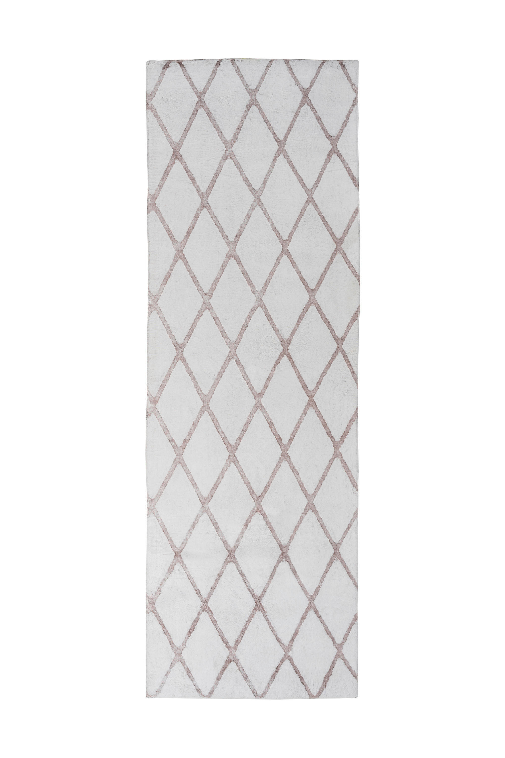360Living Teppich Vivica weiß B/L: ca. 80x250 cm Vivica - weiß/taupe (80,00/250,00cm) - 360Living