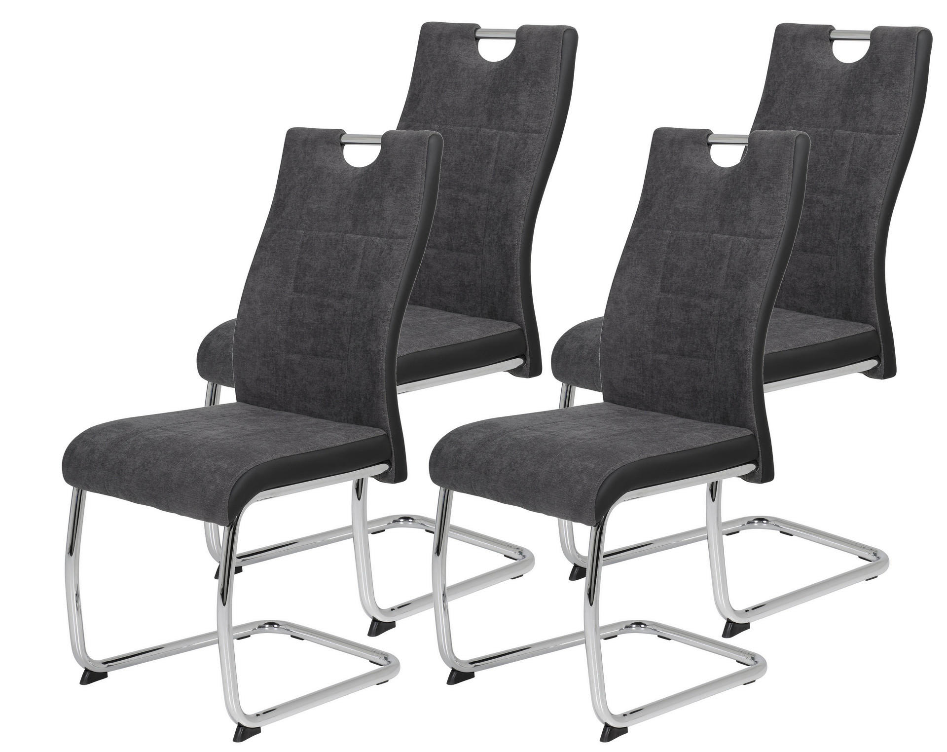 Schwingstuhl Alina S anthrazit B/H/T: ca. 43x98x59 cm Alina S - anthrazit (43,00/98,00/59,00cm) - Hela