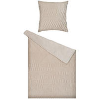 Microfaser Bettwäsche Cashmere touch Bettwäsche_Cashmere Wabe beige - beige (135,00/200,00cm)